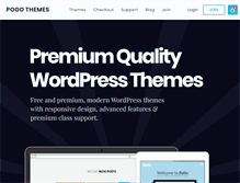 Tablet Screenshot of pogothemes.com